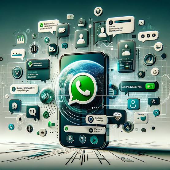 WhatsApp Business messaging on a mobile phone