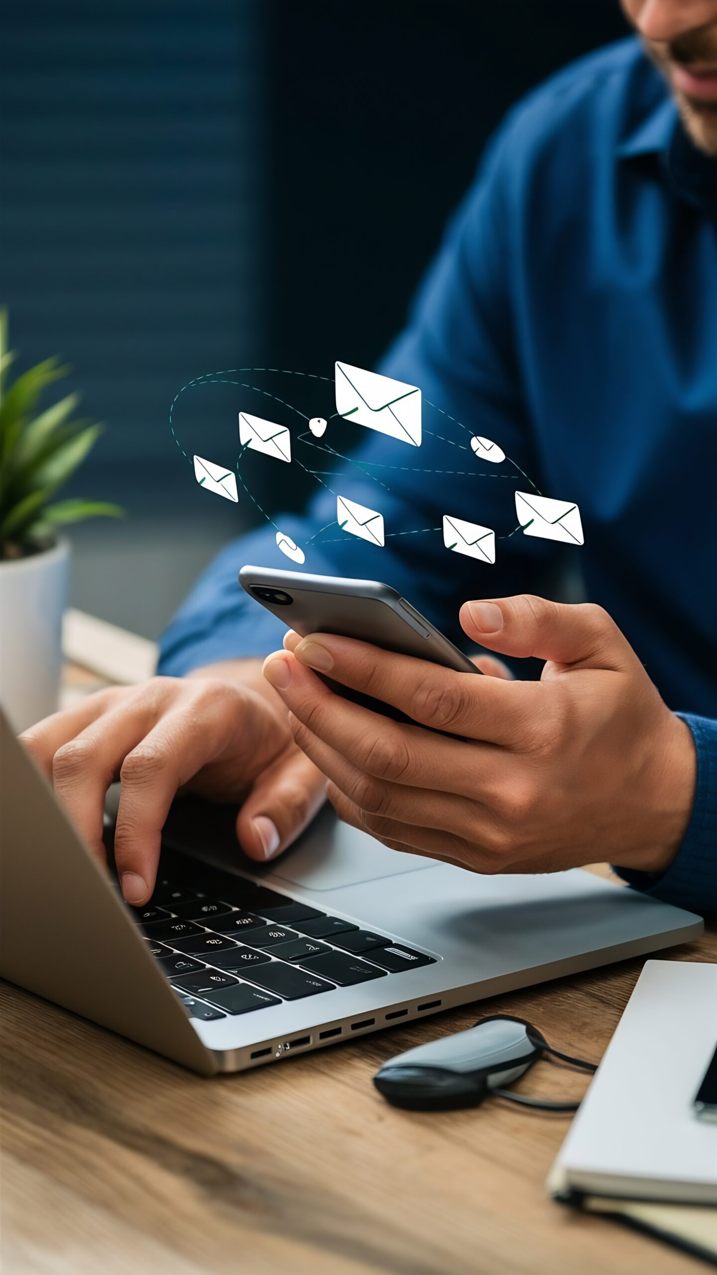 Business messaging on phone